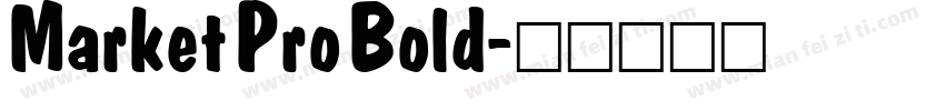 Market Pro Bold字体转换